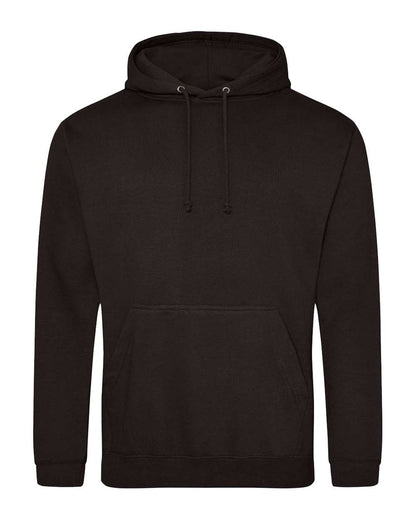 AWDis Unisex College Hooded Sweatshirt JHA001 #color_Jet Black