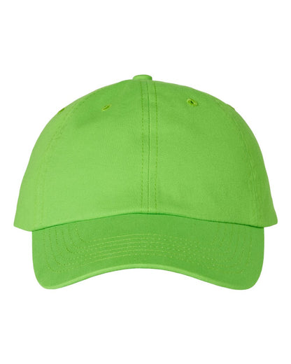 Valucap Bio-Washed Classic Dad Hat VC300A #color_Neon Green