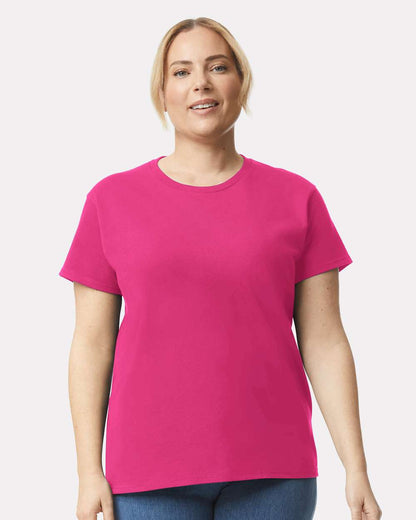 Gildan Women's Ultra Cotton® T-Shirt 2000L #colormdl_Heliconia