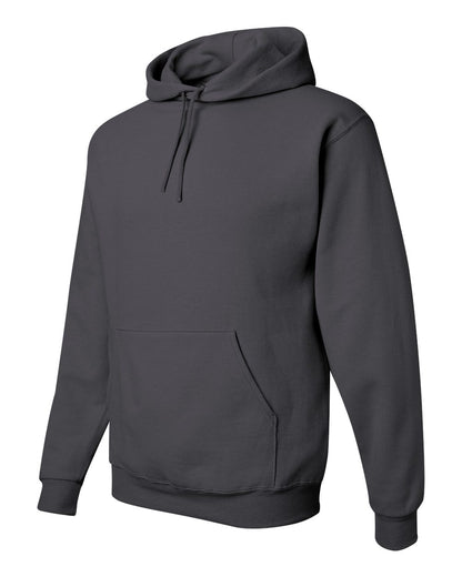 JERZEES Unisex NuBlend® Hooded Sweatshirt 996MR #color_Charcoal Grey