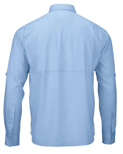 Paragon Men's Kitty Hawk Performance Fishing Shirt 702 #color_Blue Mist