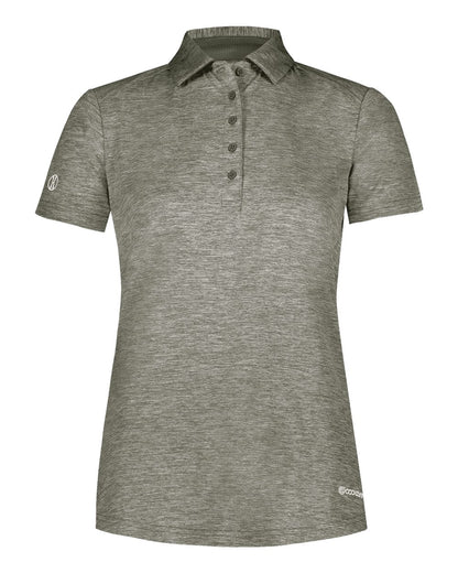 Holloway Women's Electrify CoolCore® Polo 222772 #color_Olive Heather