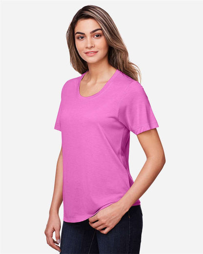 CORE365 Women's Fusion ChromaSoft™ Performance T-Shirt CE111W #colormdl_Charity Pink