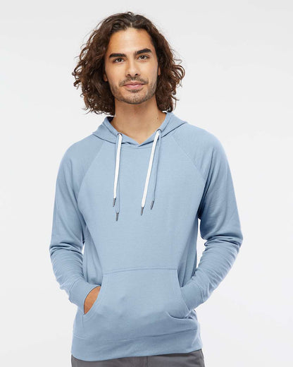 Independent Trading Co. Icon Lightweight Loopback Terry Hooded Sweatshirt SS1000 #colormdl_Misty Blue