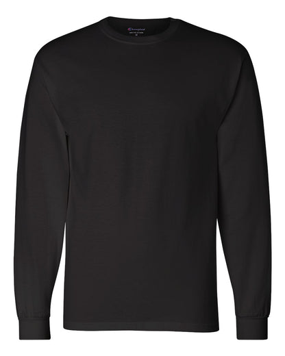 Champion Unisex Long Sleeve T-Shirt CC8C #color_Black
