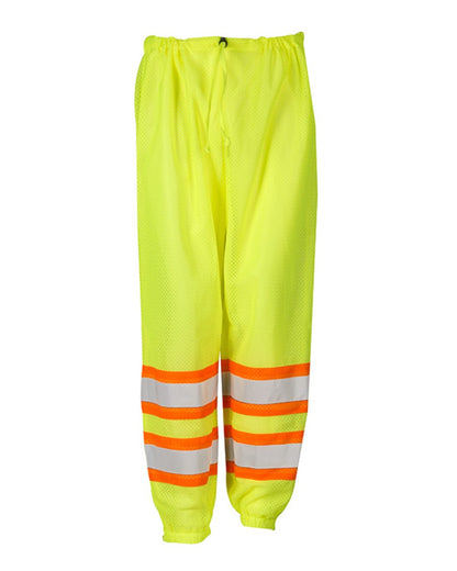 Kishigo Unisex Mesh Pants 3116-3117 #color_Lime
