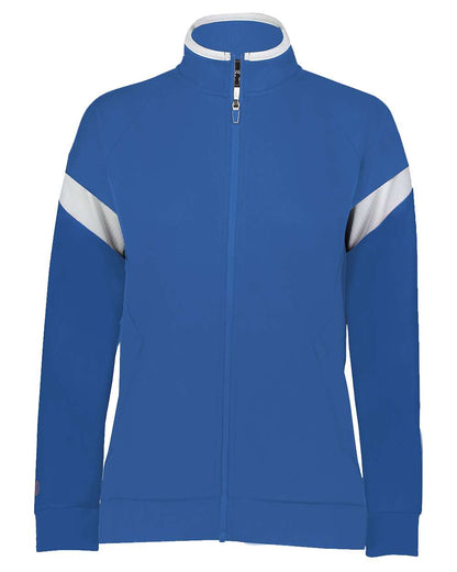 Holloway Women's Limitless Full-Zip Jacket 229779 #color_Royal/ White/ Royal