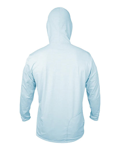 ANETIK Men's Low Pro Tech Hooded Long Sleeve T-Shirt MVLPRH8 #color_Sky Heathered