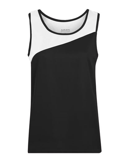 Augusta Sportswear Women's Accelerate Jersey 354 #color_Black/ White