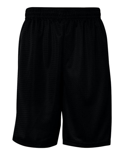 Badger Pro Mesh 9" Shorts with Pockets 7219 #color_Black