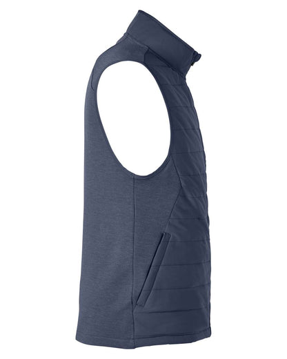 Devon & Jones Men's New Classics® Charleston Hybrid Vest DG706 #color_Navy Melange/ Navy