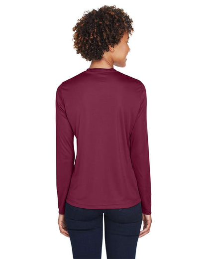 Team 365 Women's Zone Performance Long Sleeve T-Shirt TT11WL #colormdl_Sport Maroon