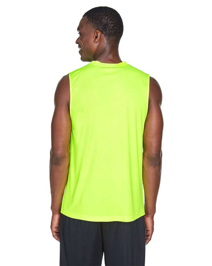 Team 365 Men's Zone Performance Muscle T-Shirt TT11M #colormdl_Safety Yellow