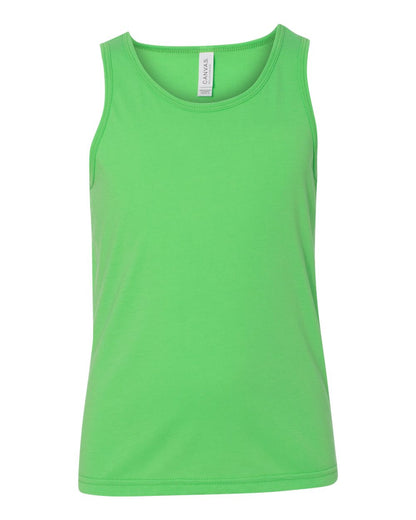 BELLA + CANVAS Youth Jersey Tank 3480Y #color_Neon Green