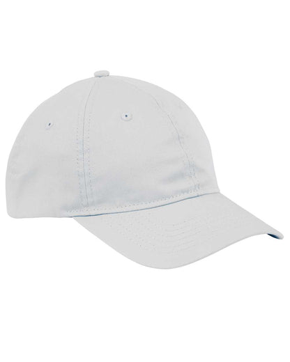 Big Accessories Six-Panel Twill Cap BX880 #color_White