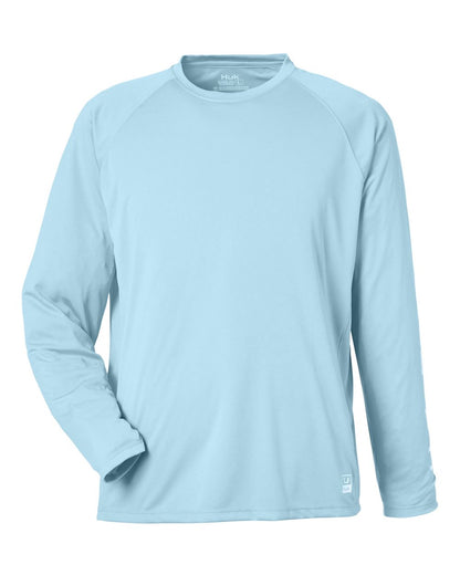 HUK Men's LoPro Pursuit Long Sleeve T-Shirt H12L009 #color_Plein Air
