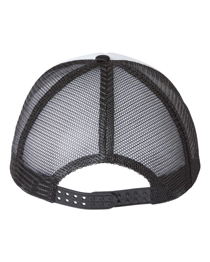 Valucap Foam Mesh-Back Trucker Cap VC700 #color_White/ Black