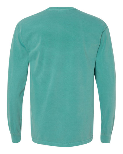 Comfort Colors Unisex Garment-Dyed Heavyweight Long Sleeve T-Shirt 6014 #color_Seafoam