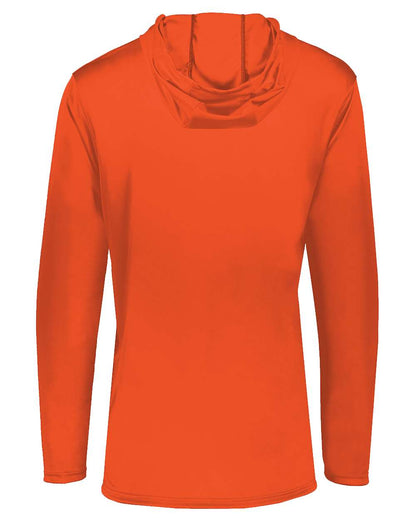 Holloway Men's Momentum Hooded Long Sleeve T-Shirt 222830 #color_Orange