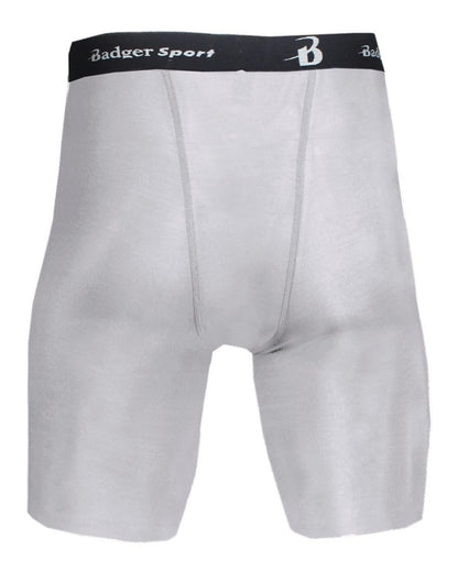 Badger Pro-Compression Shorts 4607 #color_Silver