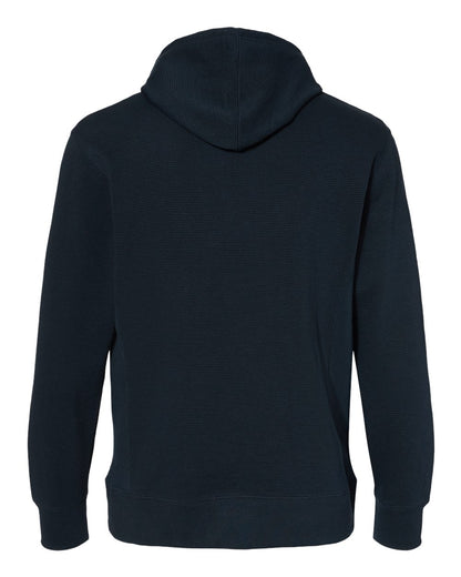 J. America Men's Ripple Fleece Hooded Sweatshirt 8706 #color_Navy
