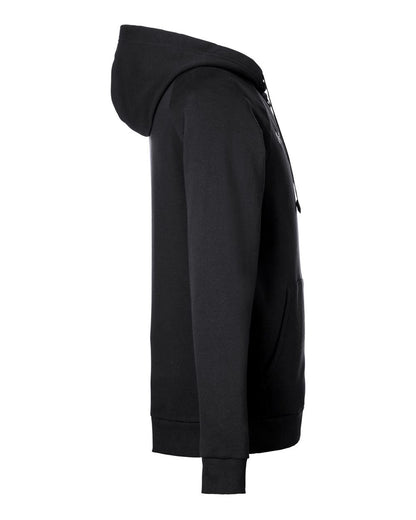 Under Armour Men's Rival Fleece Full-Zip 1379767 #color_Black/ White