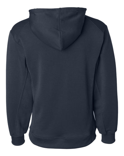 Badger Men's Performance Fleece Hooded Sweatshirt 1454 #color_Navy