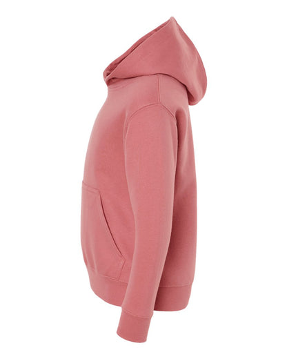 LAT Youth Fleece Hoodie Sweatshirt 2296 #color_Mauvelous