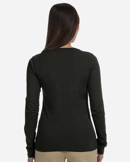 econscious Women's Classic Long Sleeve T-Shirt EC3500 #colormdl_Black