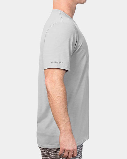 ANETIK Men's Low Pro Tech T-Shirt MVLPRS8 #colormdl_Alloy Heathered
