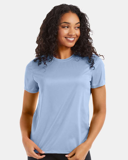 Hanes Women's Cool DRI® Performance T-Shirt 4830 #colormdl_Light Blue