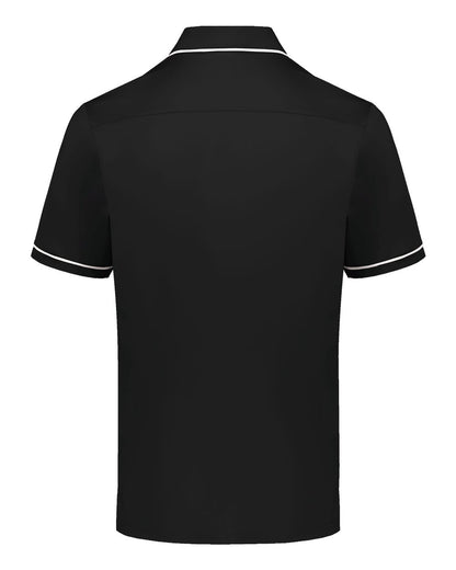 Holloway Men's CoolCore® Polo 222518 #color_Black/ White