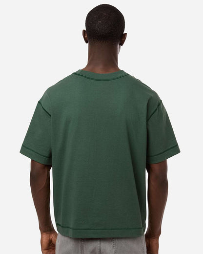 American Apparel Unisex Heavyweight Cotton Mid-Length Tee 13ML0 #colormdl_Pine