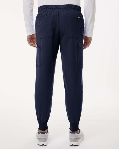 Jaanuu Men's Osmo 8-Pocket Scrub Joggers M20002 #colormdl_Midnight Navy