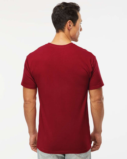 M&O Men's Gold Soft Touch T-Shirt 4800 #colormdl_Cardinal Red