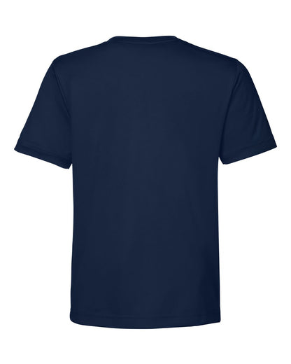 CORE365 Youth Capital Performance T-Shirt CE10Y #color_Classic Navy