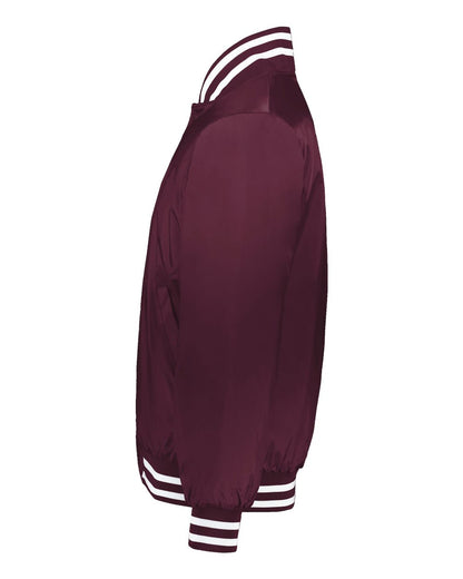 Holloway Men's Heritage Jacket 229140 #color_Maroon/ White