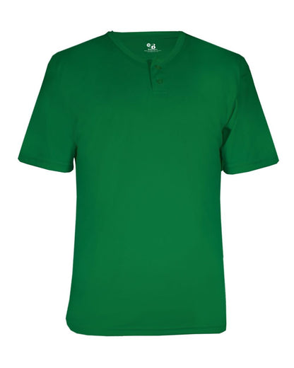 Alleson Athletic Men's B-Core Placket Jersey 7930 #color_Kelly