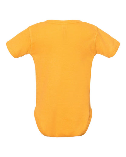 Rabbit Skins Infant Baby Rib Bodysuit 4400 #color_Gold