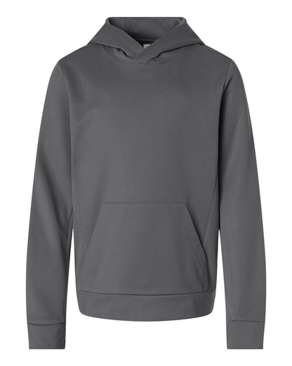 Team 365 Youth Squad Hooded Tech Fleece Pullover TT400Y #color_Sport Graphite