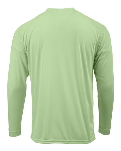 Paragon Unisex Long Islander Performance Long Sleeve T-Shirt 210 #color_Limeade
