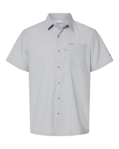 Columbia PFG Slack Tide™ Camp Shirt 212484 #color_Cool Grey