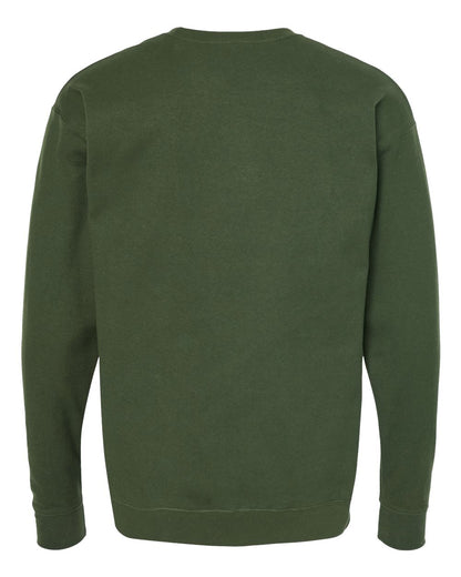 Tultex Unisex Fleece Crewneck Sweatshirt 340 #color_Military Green