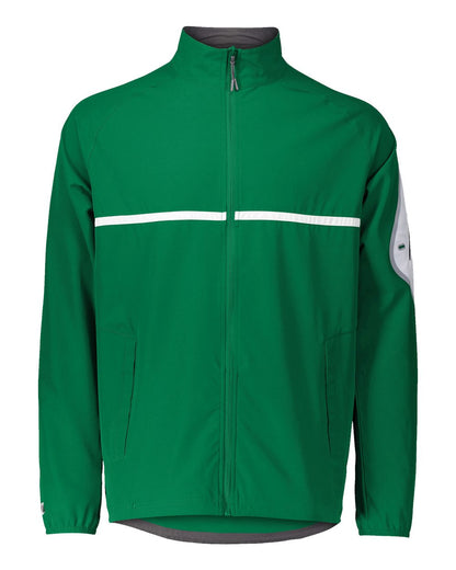 Holloway Unisex Weld Jacket 229543 #color_Kelly/ White