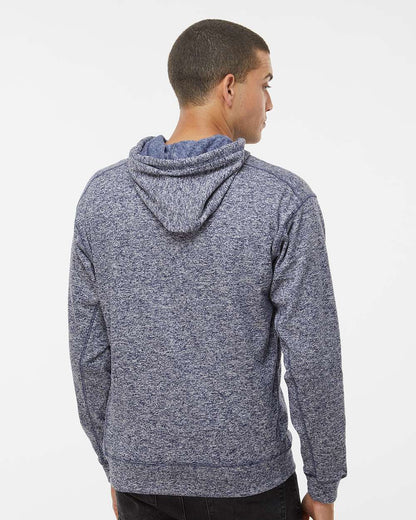 J. America Men's Cosmic Fleece Hooded Sweatshirt 8613 #colormdl_Navy Fleck