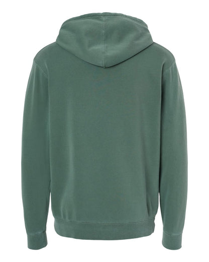 Independent Trading Co. Unisex Midweight Pigment-Dyed Hooded Sweatshirt PRM4500 #color_Pigment Alpine Green