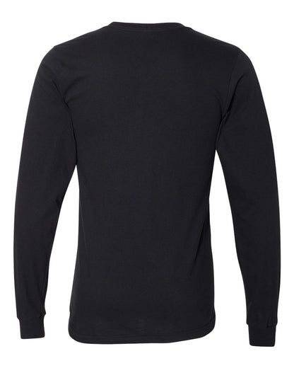 American Apparel Unisex Fine Jersey Long Sleeve Tee 2007 #color_Black