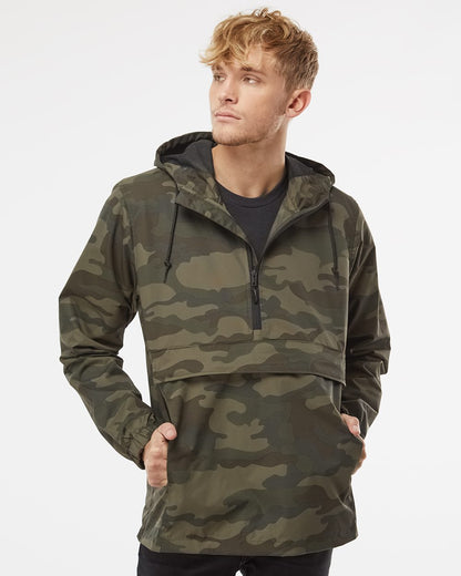 Independent Trading Co. Men's Nylon Anorak EXP94NAW Independent Trading Co. Men's Nylon Anorak EXP94NAW