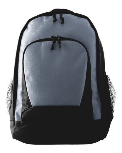 Augusta Sportswear Ripstop Backpack 1710 #color_Graphite/ Black