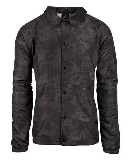 Burnside Mentor Coach's Jacket 9718 #color_Black Camo